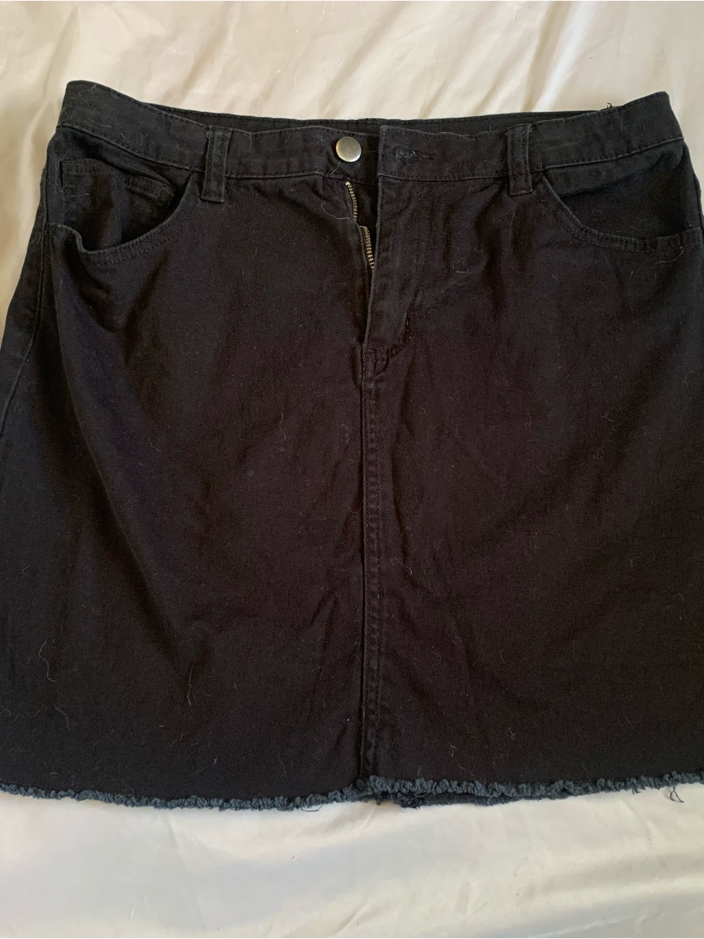 Ardenes black mini skirt